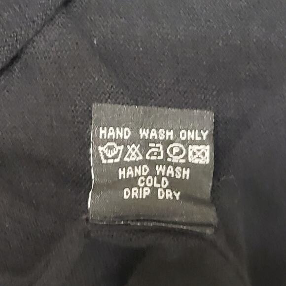 Angie Black Smocked Mini Sweater Dress Sz Small Y2K Gothic Emo - Picture 9 of 13